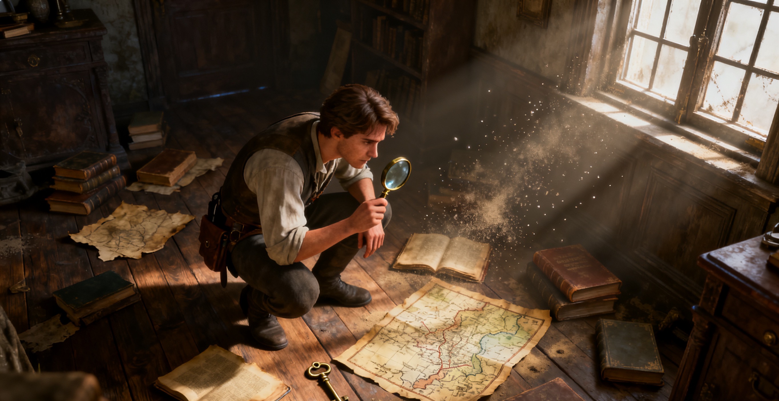 探索环境，收集线索