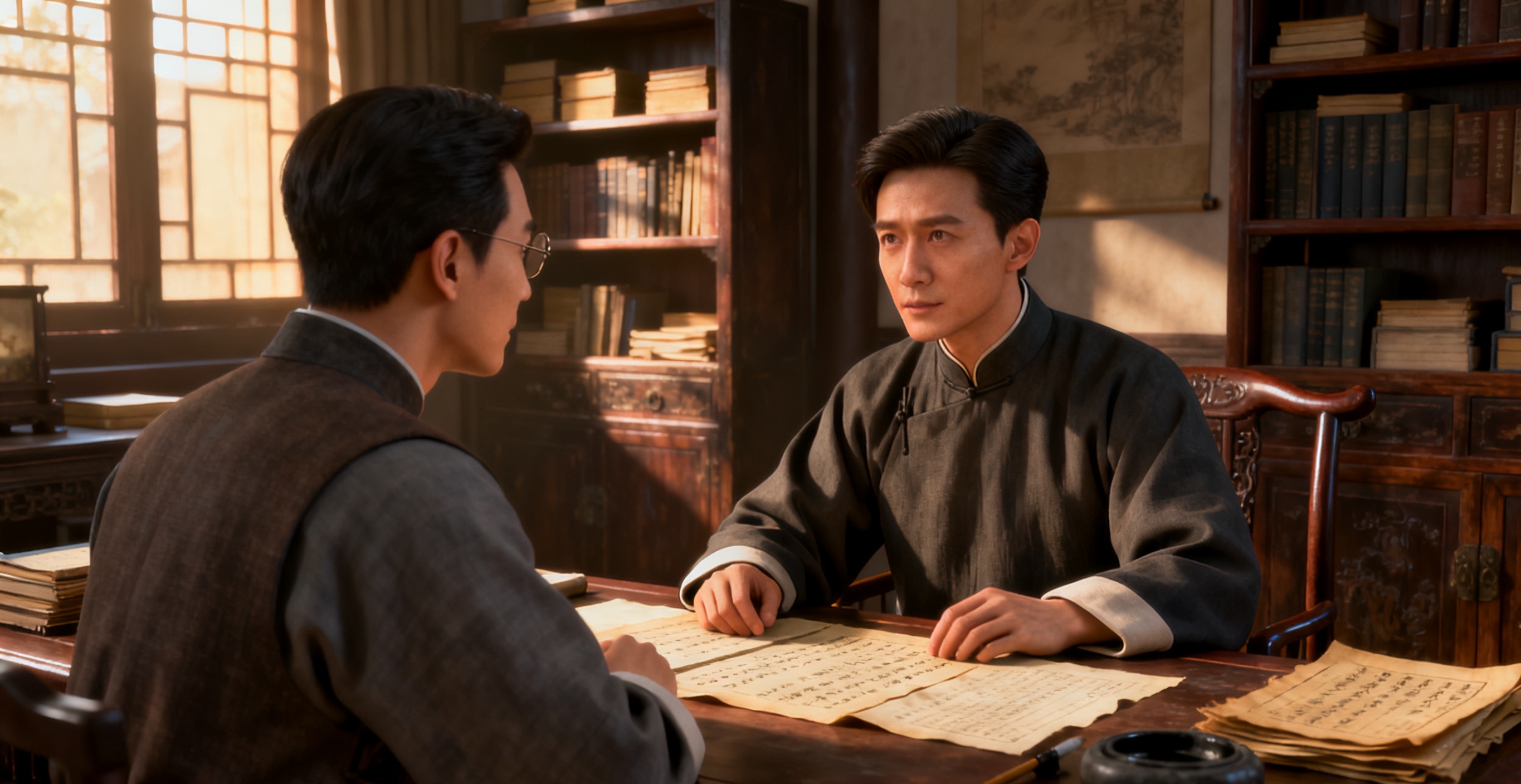 与历史人物互动